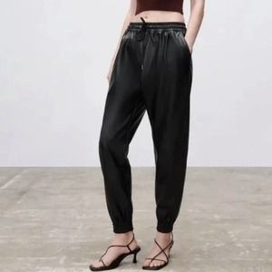 Zara Black Track Pants